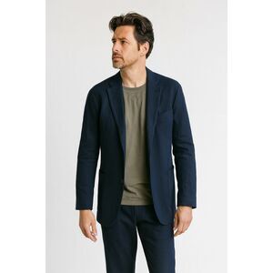 NWT  TODD SNYDER New York Blue Knit Sportcoat Jacket Blazer  Mens Size 46L